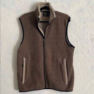 Aigle Men's Brown Fleece Vest